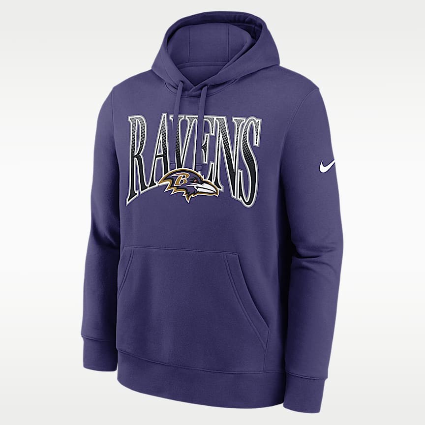 Baltimore Ravens Toss Sweep Men's Nike Therma NFL Pullover Hoodie